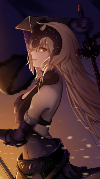 Jeanne d'Arc (Fate Series) Anime Fate/Grand Order Phone Wallpaper