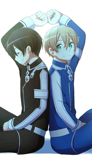 Kirito (Sword Art Online) Eugeo (Sword Art Online) Anime Sword Art Online: Alicization Phone Wallpaper