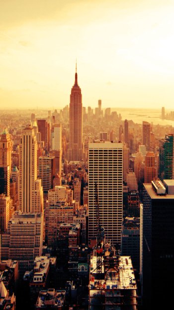 skyline city building man made New York Phone Wallpaper