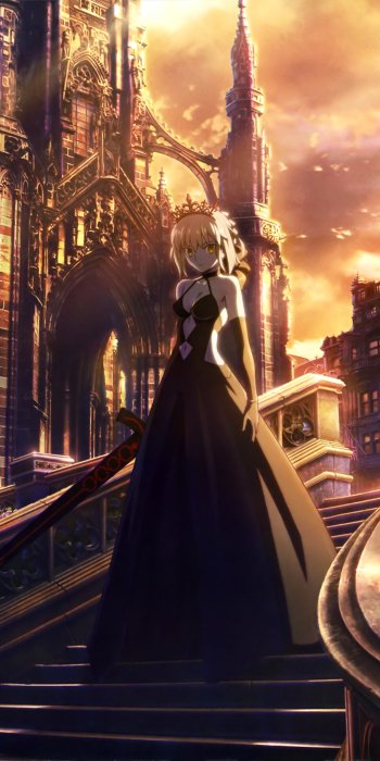 Saber (Fate Series) Saber Alter Anime Fate/Grand Order Phone Wallpaper