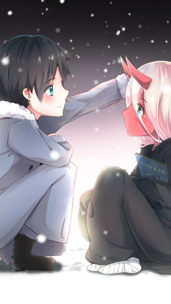 Zero Two (Darling in the FranXX) Anime Darling in the FranXX Phone Wallpaper