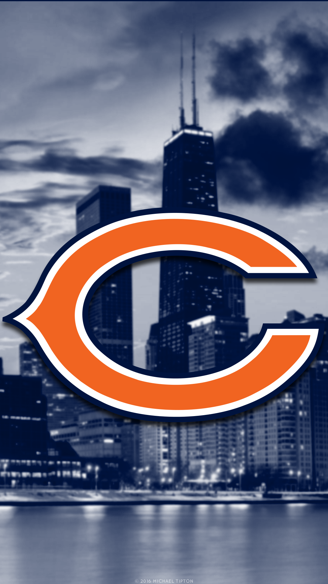 Chicago Bears Phone Wallpaper by