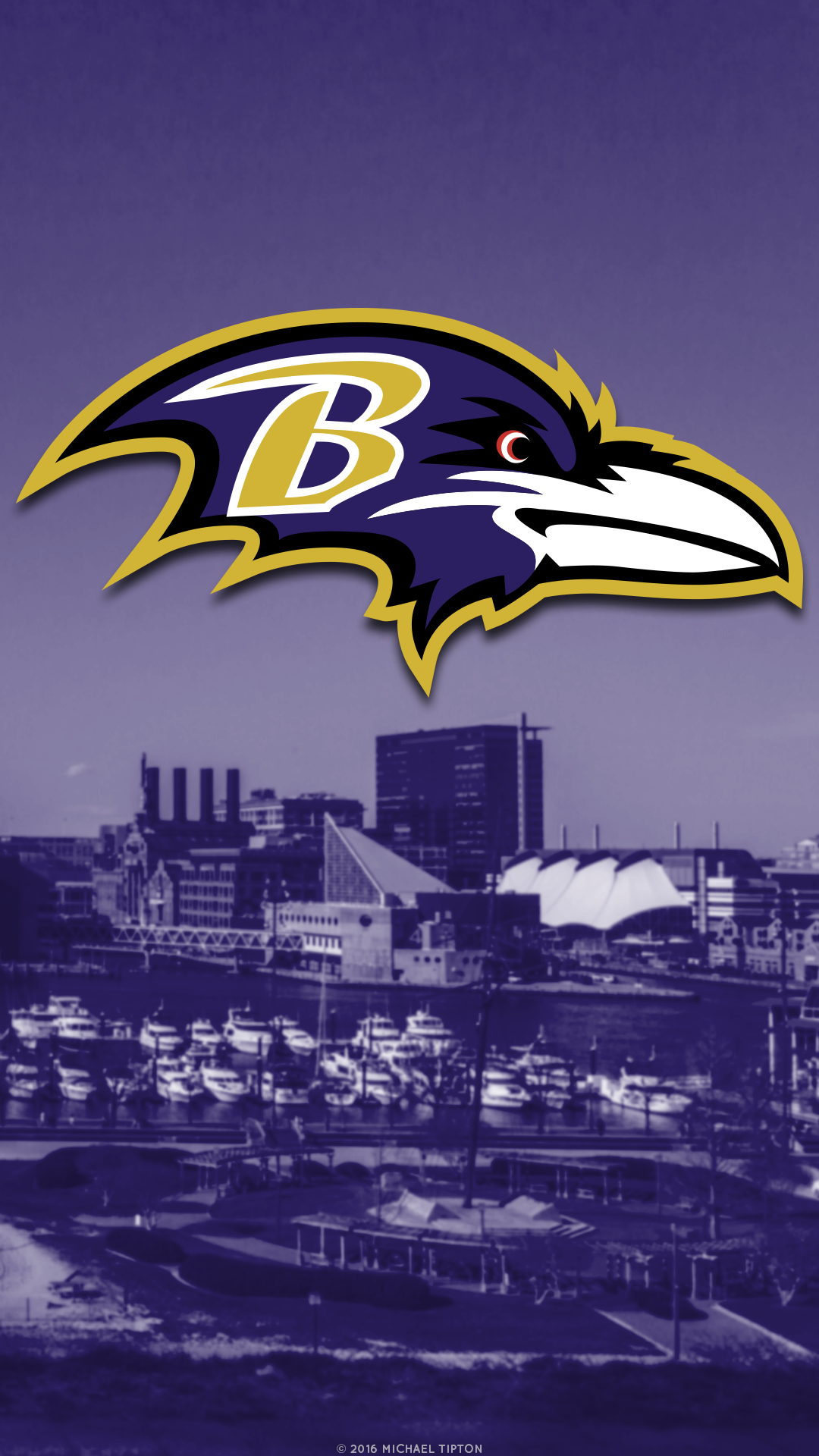 Baltimore Ravens Phone Wallpaper by Michael Tipton - Mobile Abyss