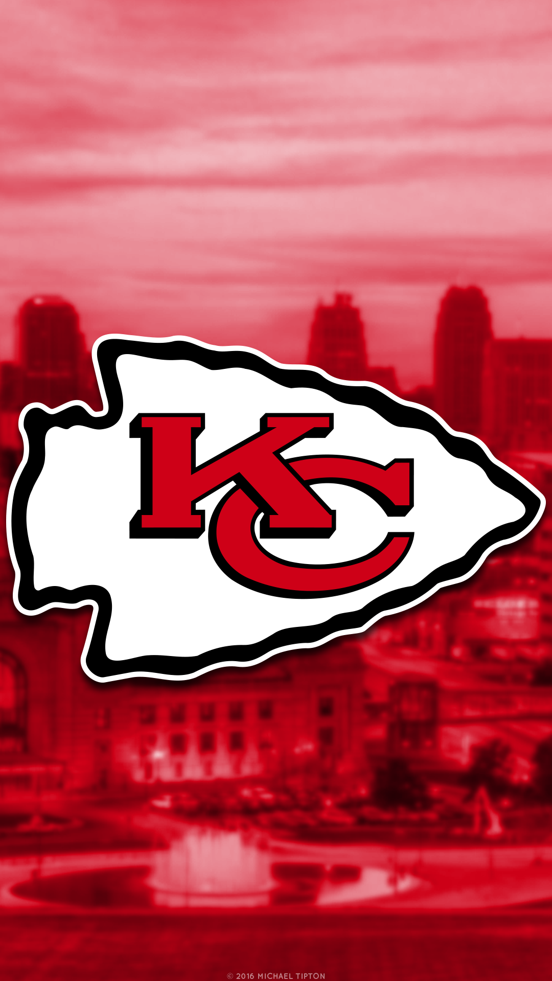 Kansas City Chiefs Phone Wallpaper by Michael Tipton - Mobile Abyss