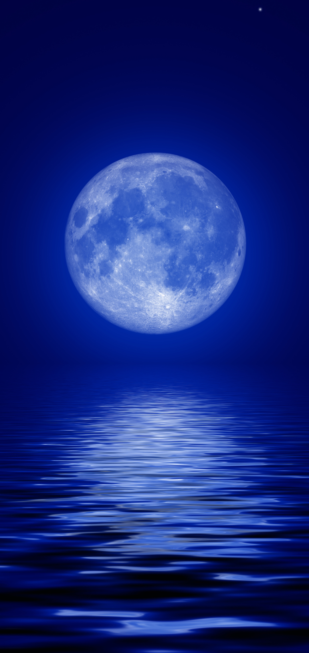Full Moon over the Sea