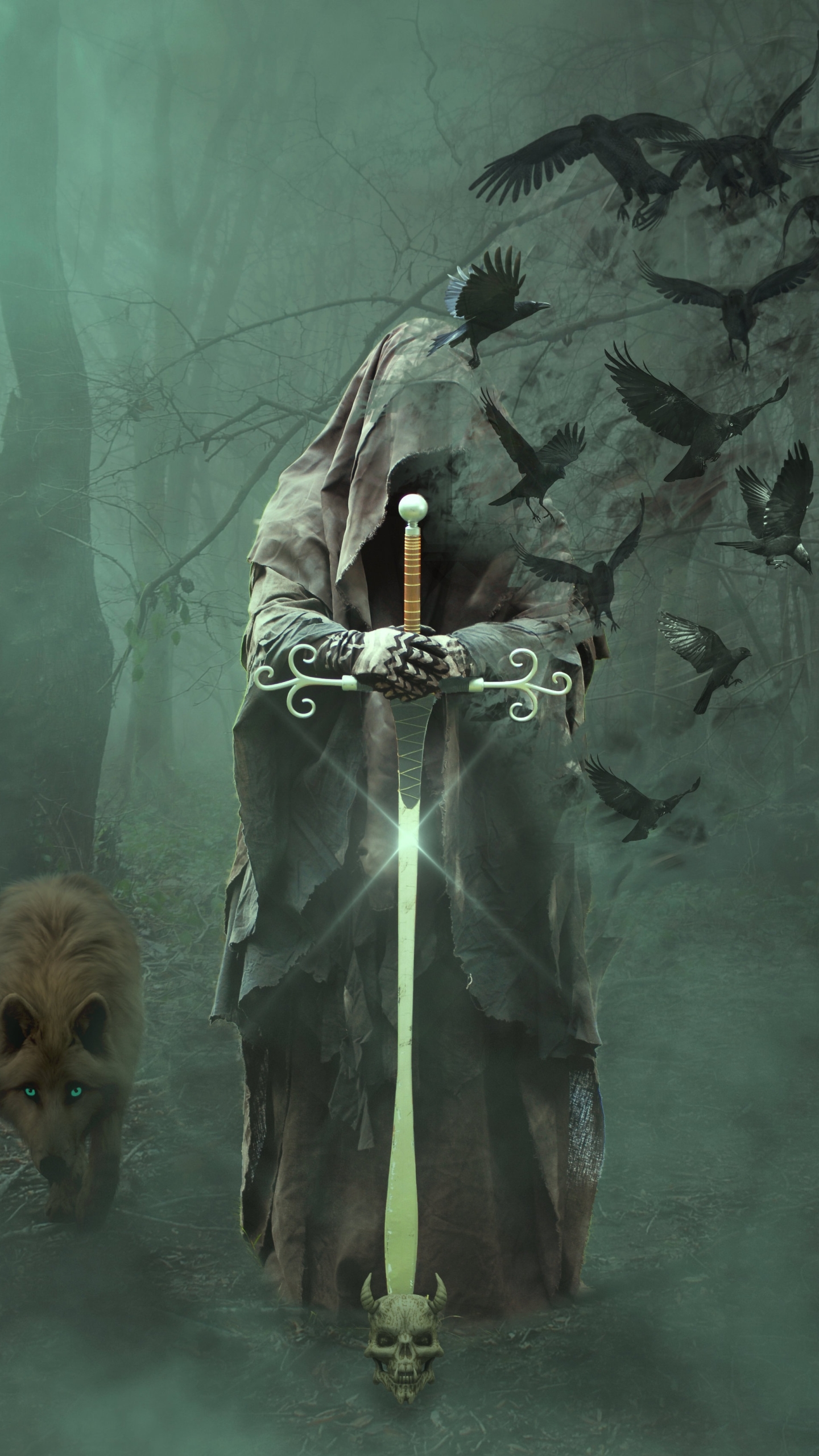 Wizard of Death in a Dark Forest by Lothar Dieterich