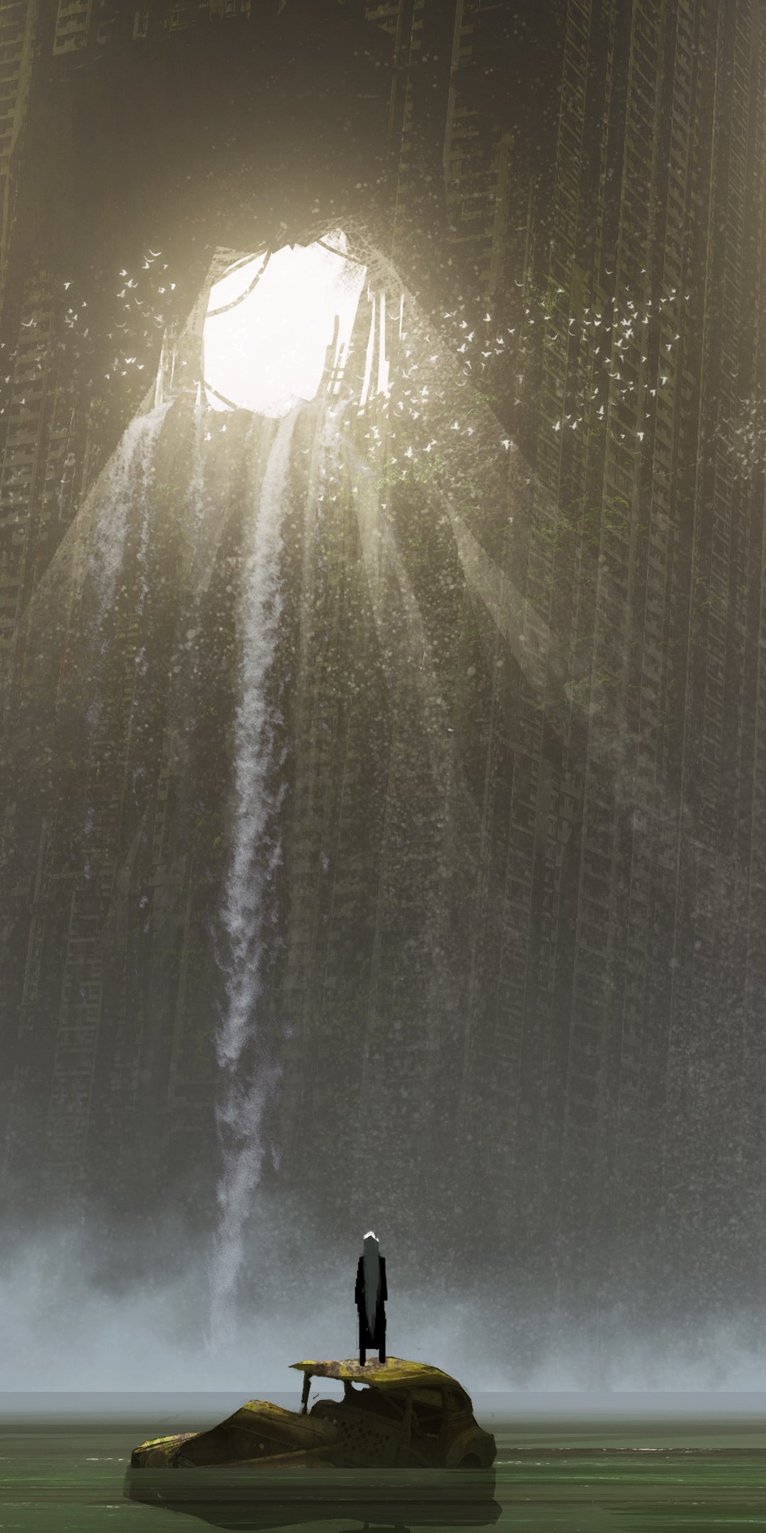 Download Anime Post Apocalyptic Phone Wallpaper