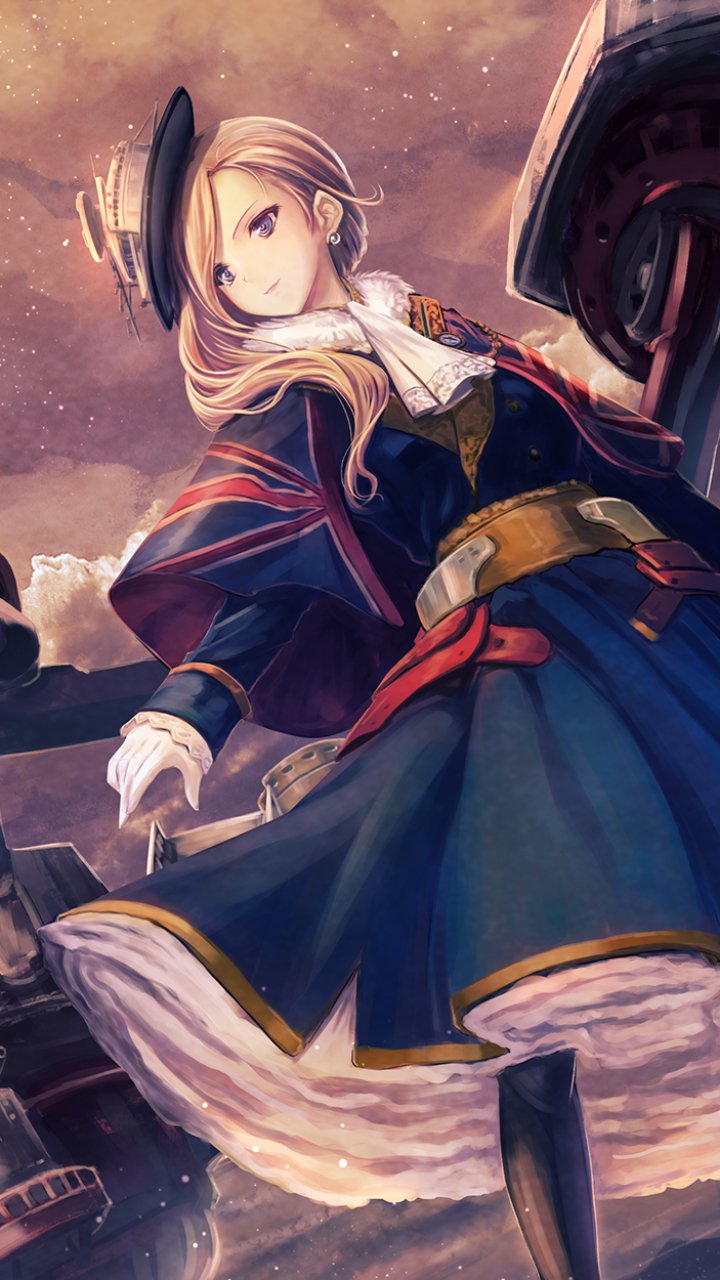 Download Hood (Azur Lane) Anime Azur Lane Phone Wallpaper