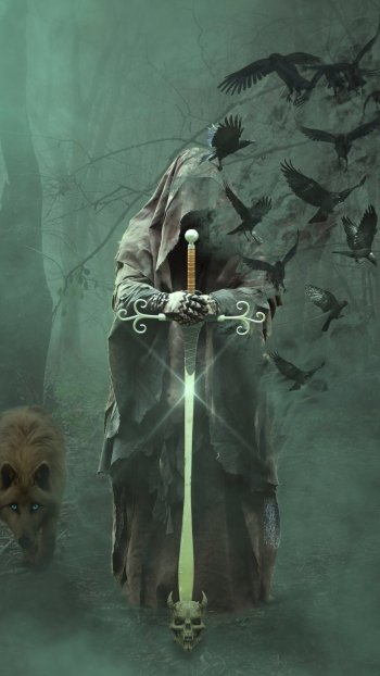  Wizard of Death in a Dark Forest by Lothar Dieterich