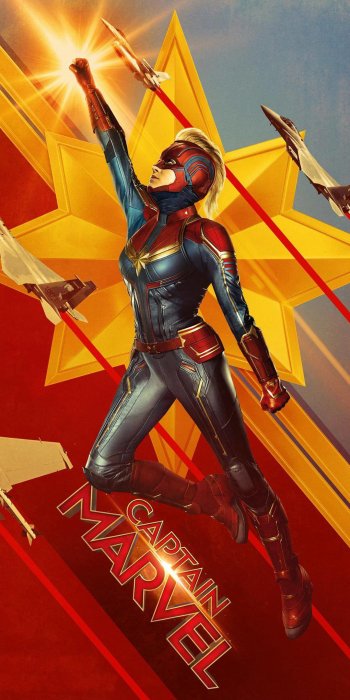 movie Captain Marvel Phone Wallpaper