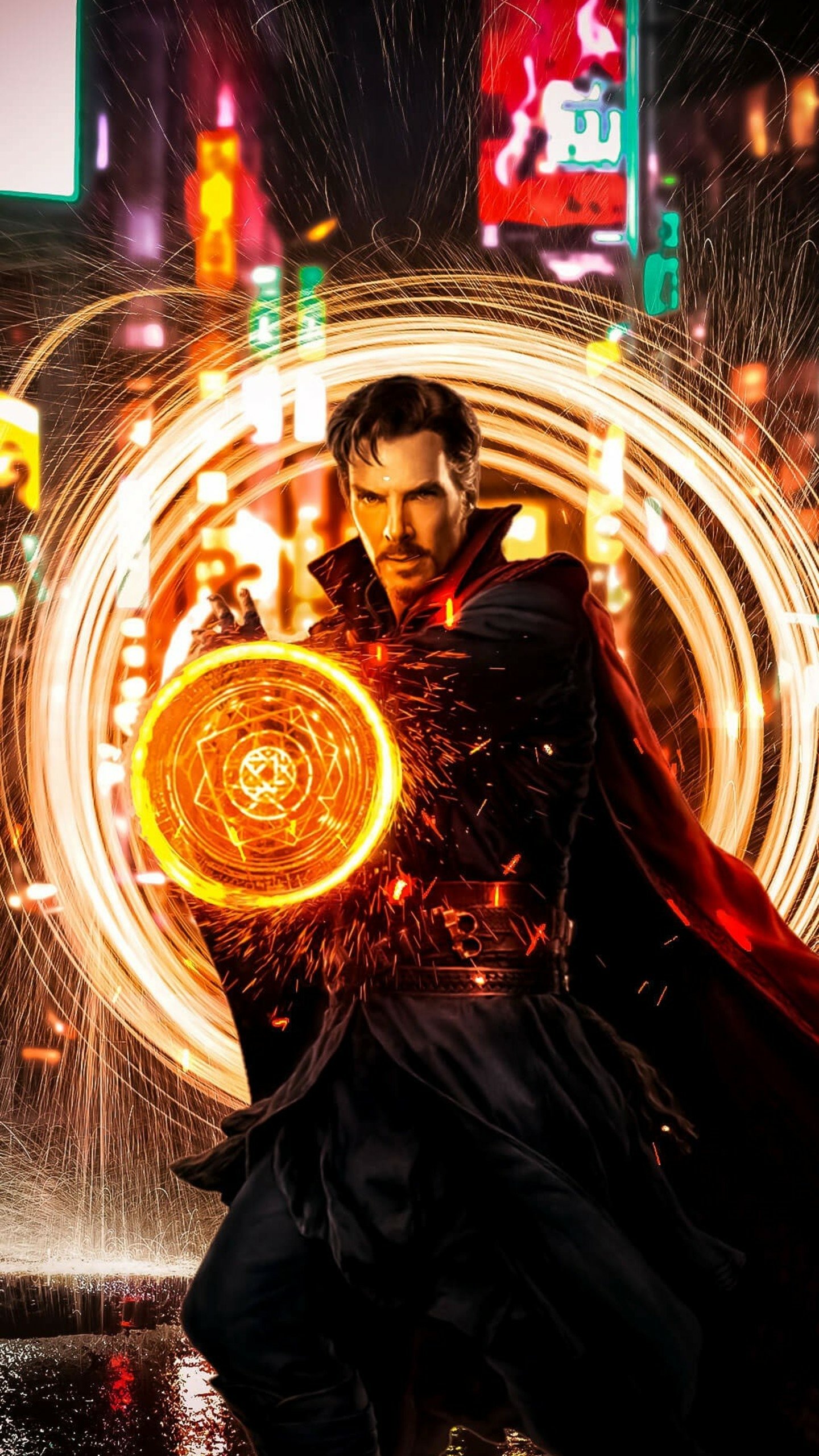 Download Stephen Strange Benedict Cumberbatch Movie Doctor Strange Phone Wallpaper