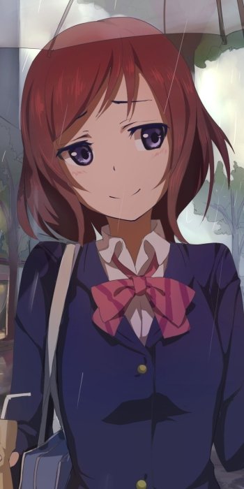 rain Maki Nishikino Anime Love Live! Rain Anime Phone Wallpaper