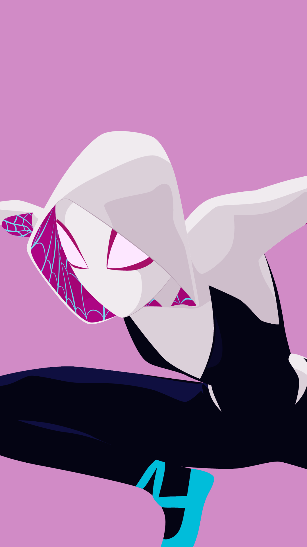 Download Spider-Gwen Movie Spider-Man: Into The Spider-Verse Phone Wallpaper