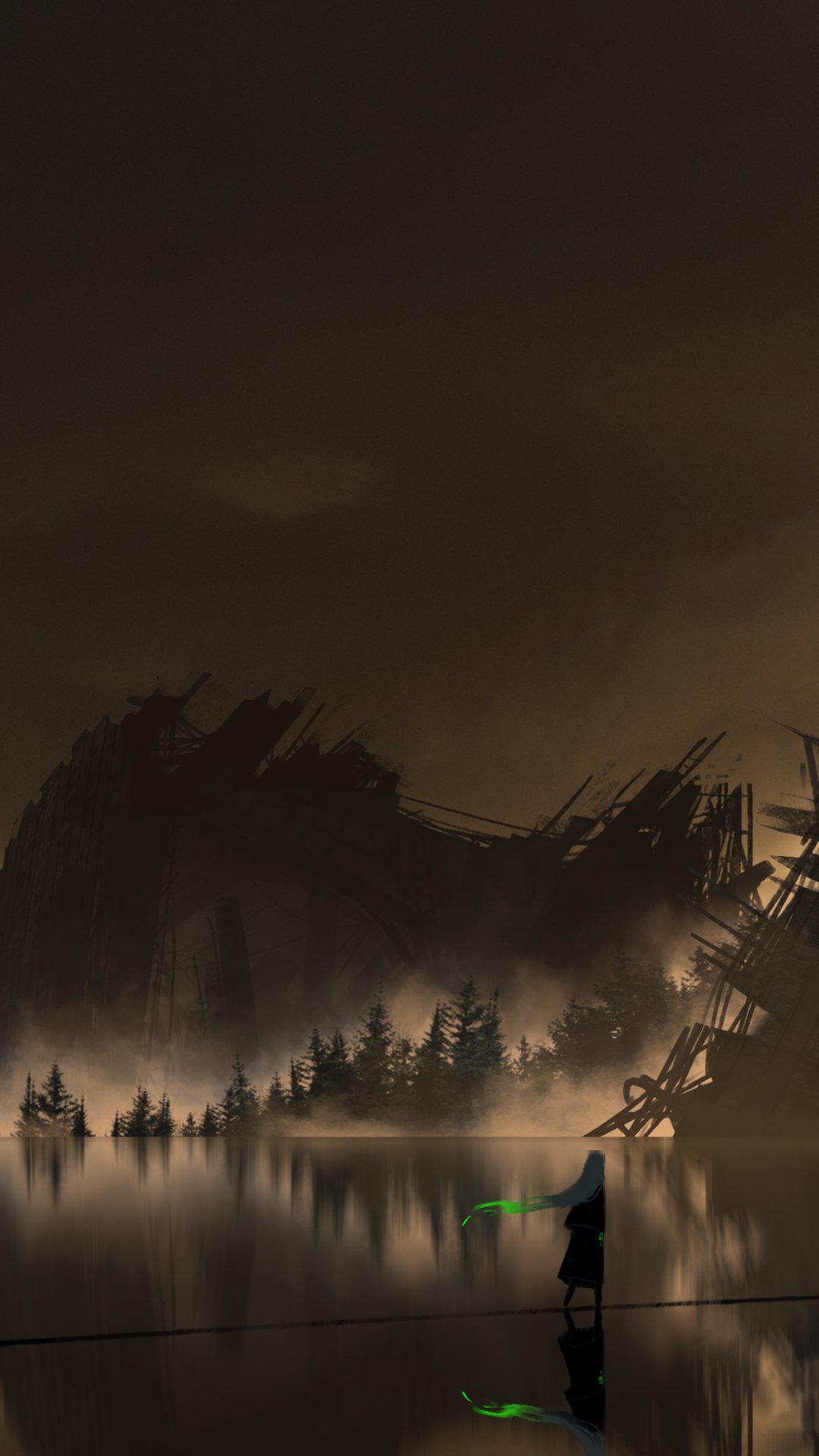 Download Anime Post Apocalyptic Phone Wallpaper