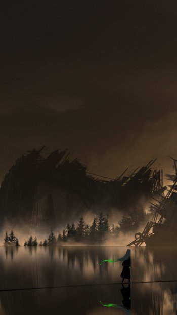 Anime post apocalyptic Phone Wallpaper