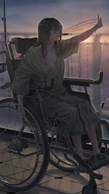 Girl in a Wheelchair