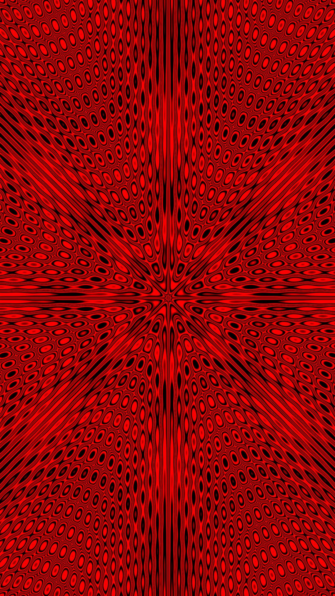 Download Kaleidoscope Abstract Red Phone Wallpaper
