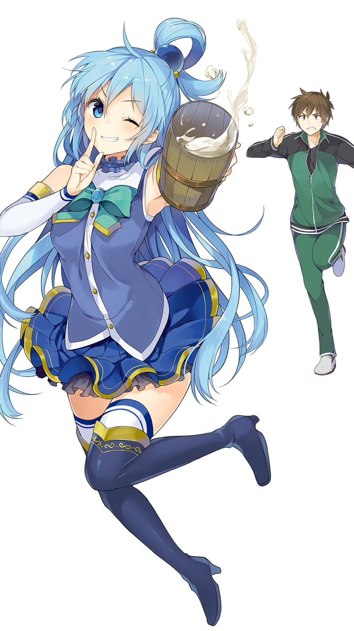 Download Konosuba Aqua (konosuba) Kazuma Satou Anime Konosuba - God’s 