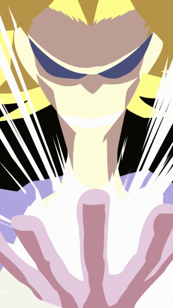 Toshinori Yagi All Might Anime My Hero Academia Phone Wallpaper