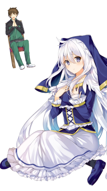 KonoSuba Kazuma Satou Eris (KonoSuba) Anime KonoSuba - God’s blessing on this wonderful world!! Phone Wallpaper