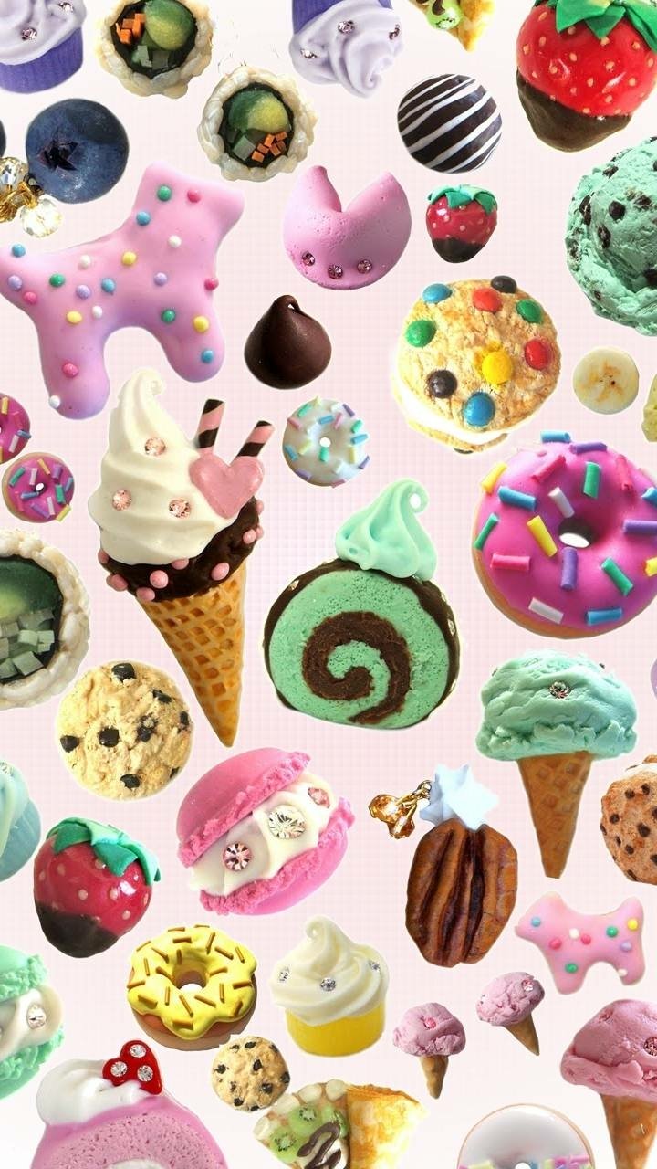 Download Sweets Colors Food Artistic Phone Wallpaper