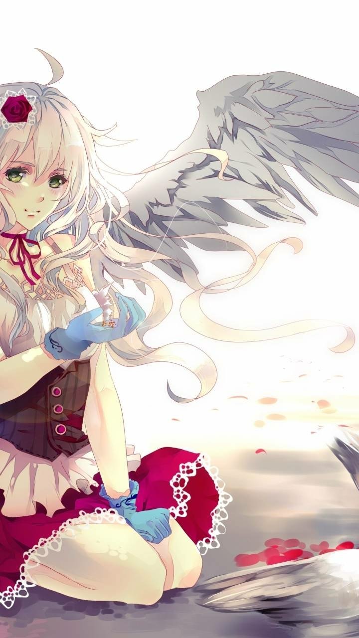 Download Wings Anime Angel Anime Angel Phone Wallpaper