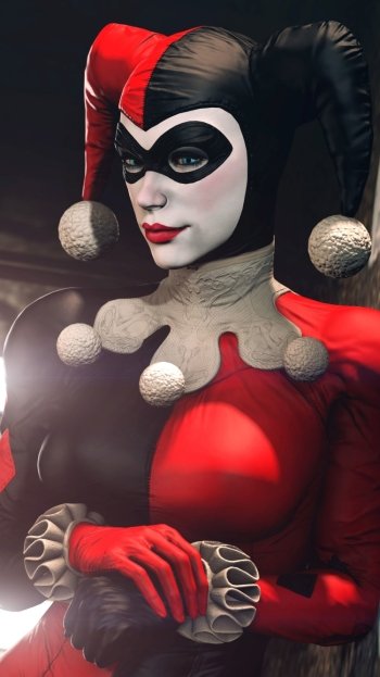 Harley Quinn video game Batman: Arkham Knight Phone Wallpaper