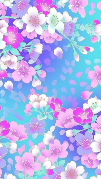 pink flower artistic flower Phone Wallpaper