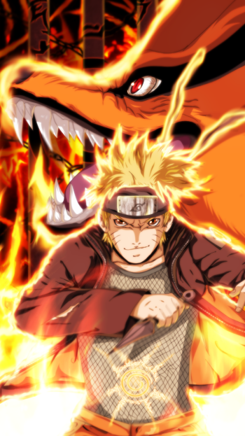 Naruto Fairy Tail Natsu Dragneel Anime crossover Phone Wallpaper
