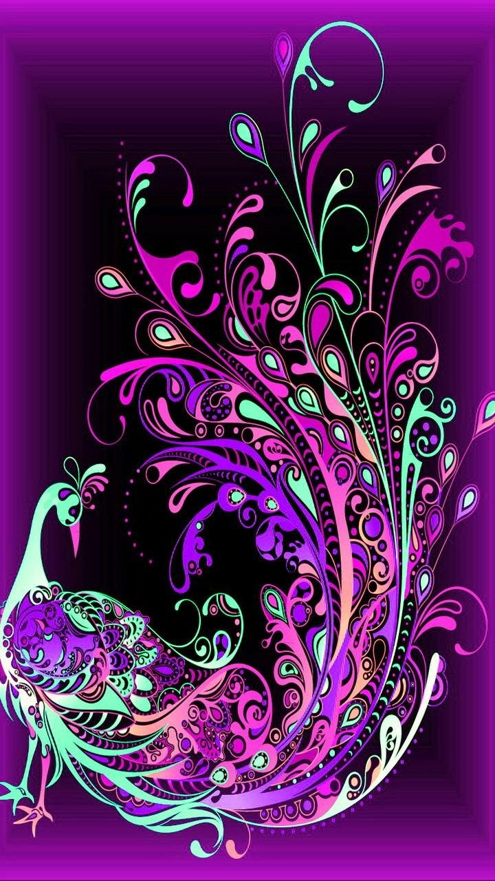 Download Bird Colorful Animal Peacock Phone Wallpaper