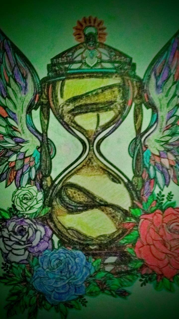 Download Colors Flower Man Made Hourglass Phone Wallpaper