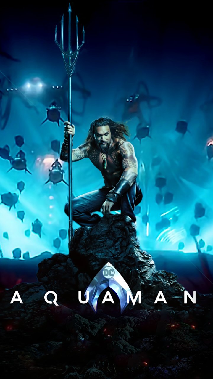Download Jason Momoa Movie Aquaman Phone Wallpaper