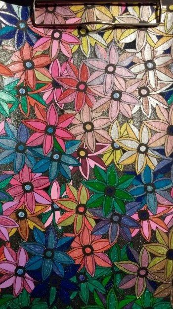 colorful colors daisy artistic flower Phone Wallpaper
