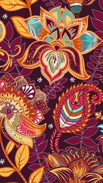  Colorful Paisley