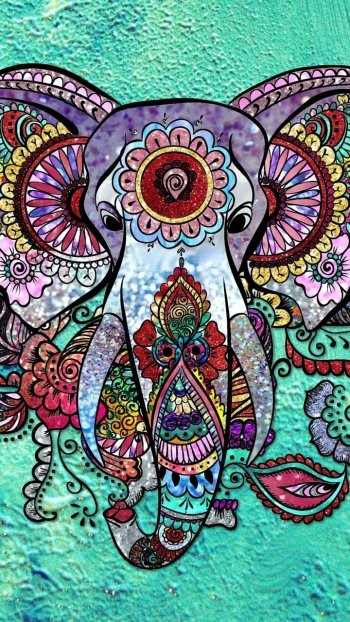 Animal Asian Elephant Phone Wallpaper