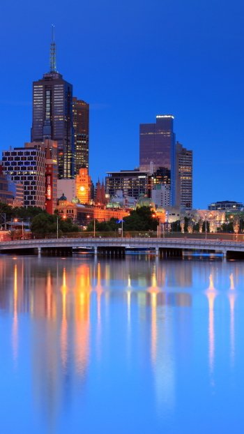 Australia city man made Melbourne Phone Wallpaper