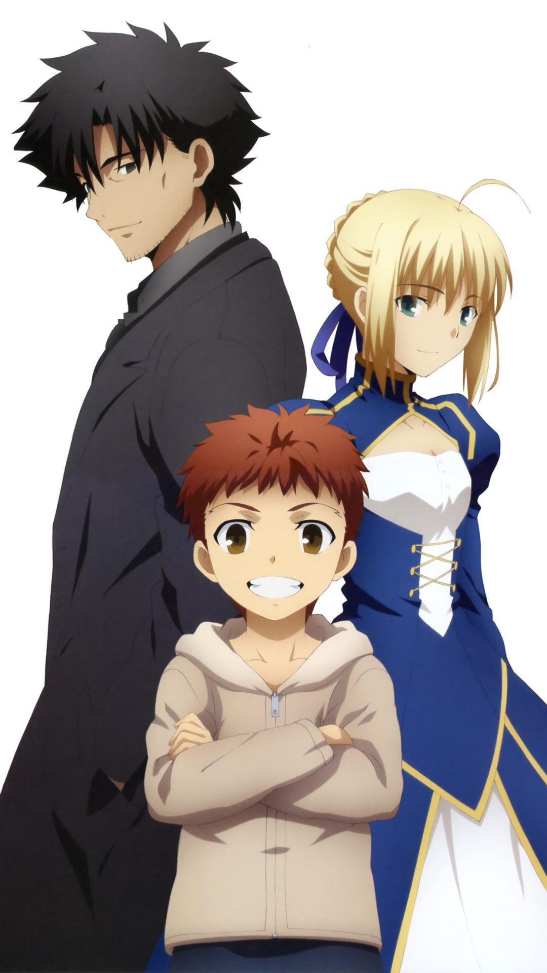 Download Fate/Stay Night: Unlimited Blade Works Kiritsugu Emiya Saber (Fate Series) Shirou Emiya Anime Fate/Zero Phone Wallpaper