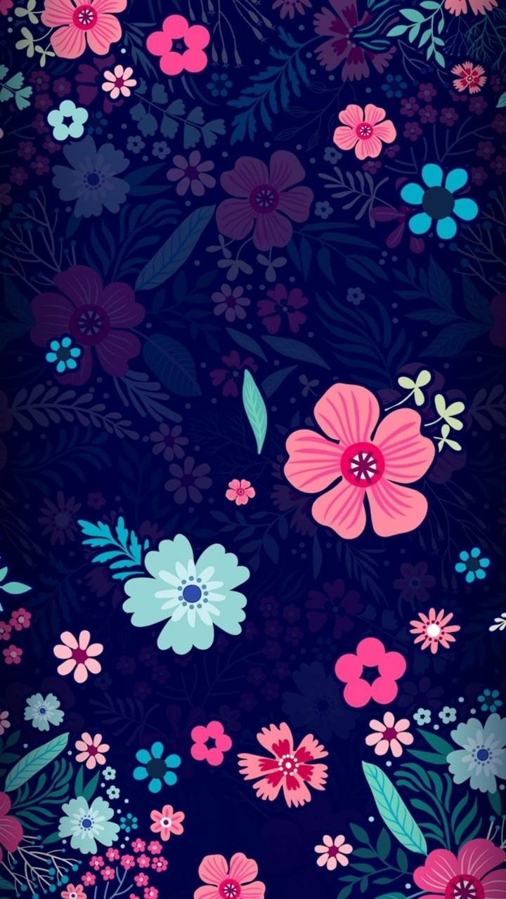 Download Pink Flower Artistic Flower Phone Wallpaper