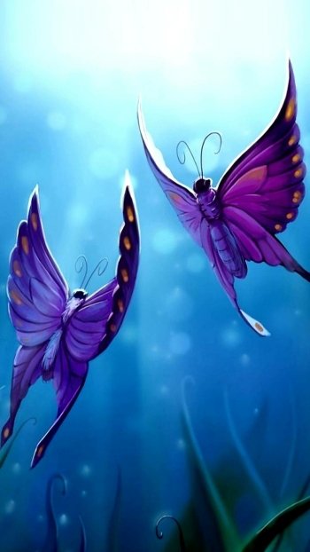  Purple Butterflies