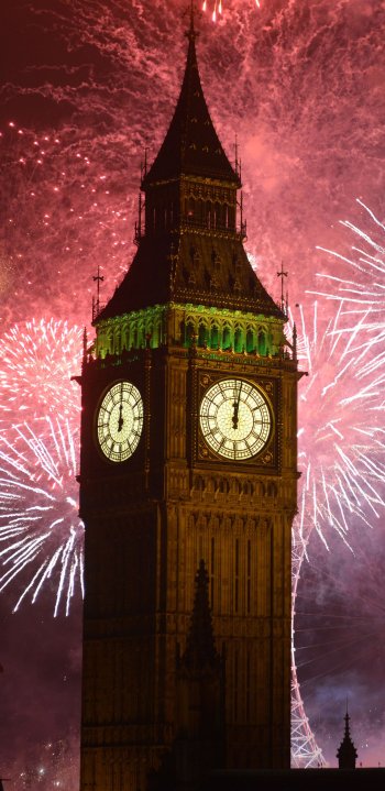  New Year's Eve Fireworks over London