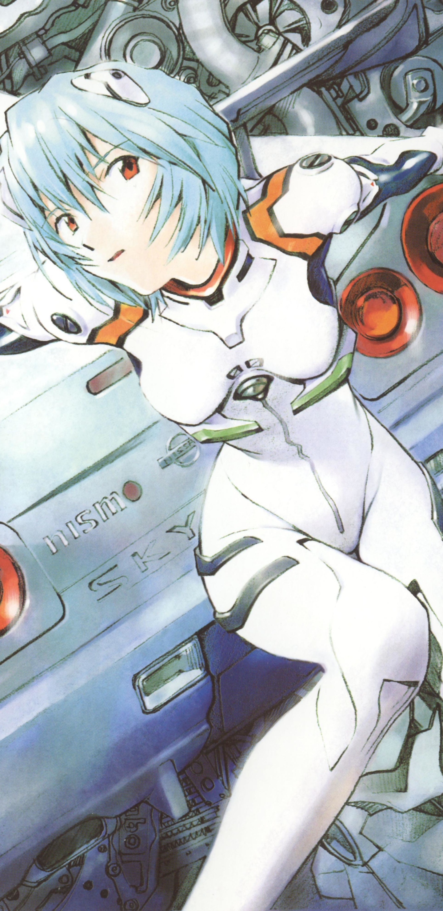 Anime Neon Genesis Evangelion Phone Wallpaper by Sadamoto Yoshiyuki