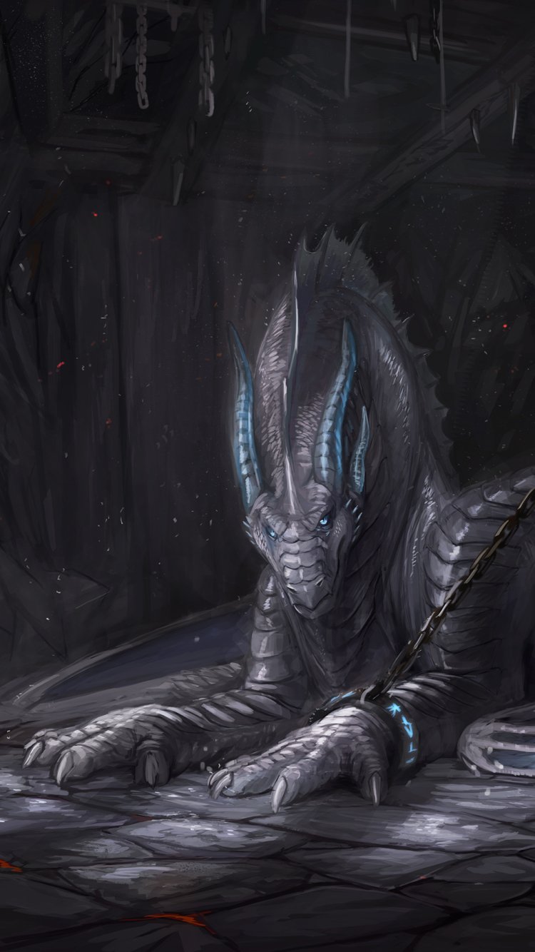 Download Fantasy Dragon Phone Wallpaper