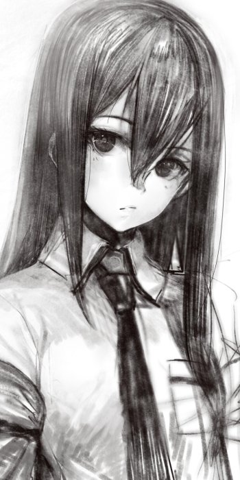 Kurisu Makise Anime Steins;Gate Phone Wallpaper
