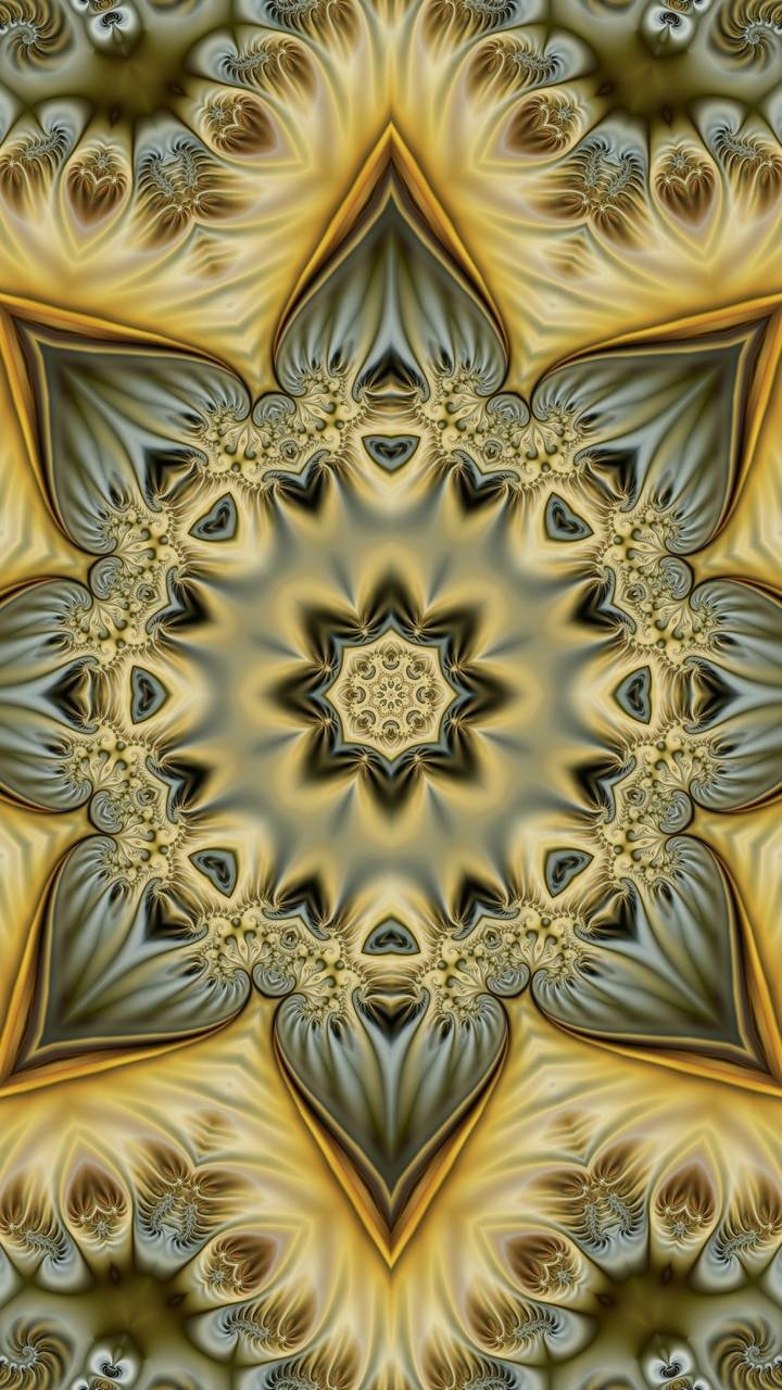 Download Star Abstract Fractal Phone Wallpaper