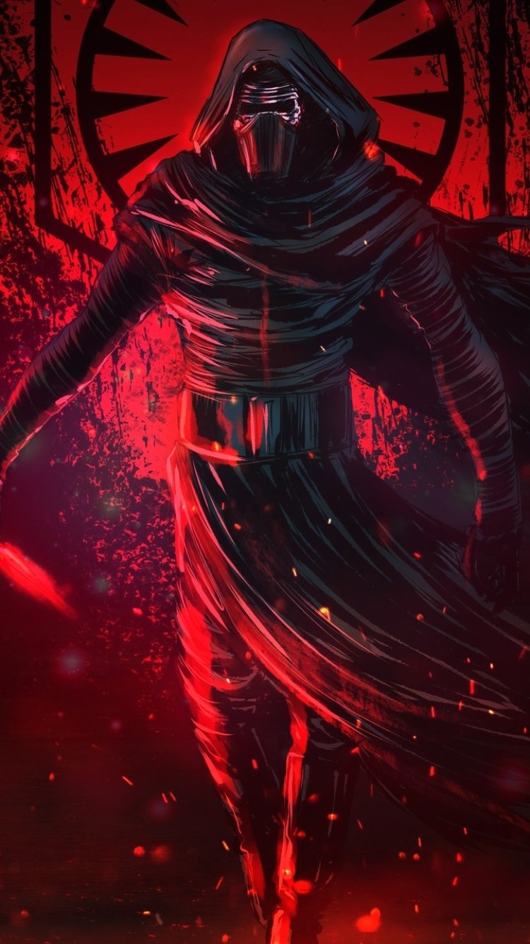 Download Kylo Ren Sci Fi Star Wars Phone Wallpaper
