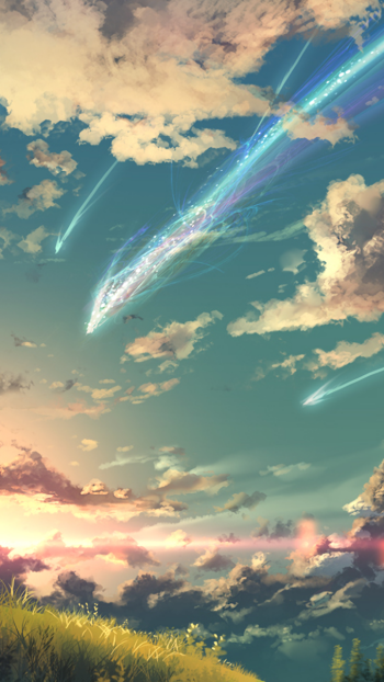 Your Name. Mitsuha Miyamizu Anime Phone Wallpaper