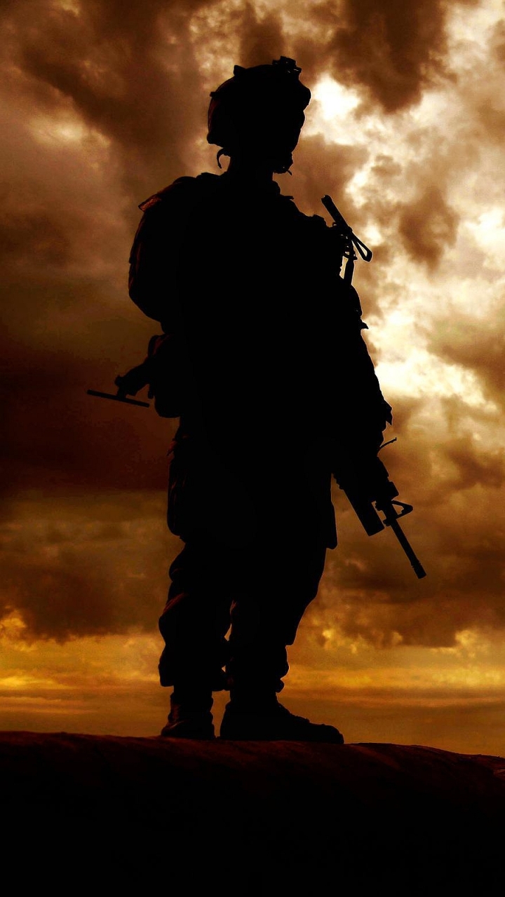 Download Military Soldier Phone Wallpaper - Mobile Abyss