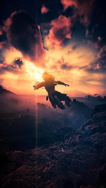 Aloy (Horizon Series) video game Horizon Zero Dawn Phone Wallpaper