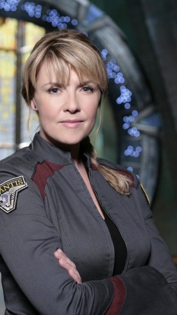 Samantha Carter Amanda Tapping TV Show Stargate Atlantis Phone Wallpaper