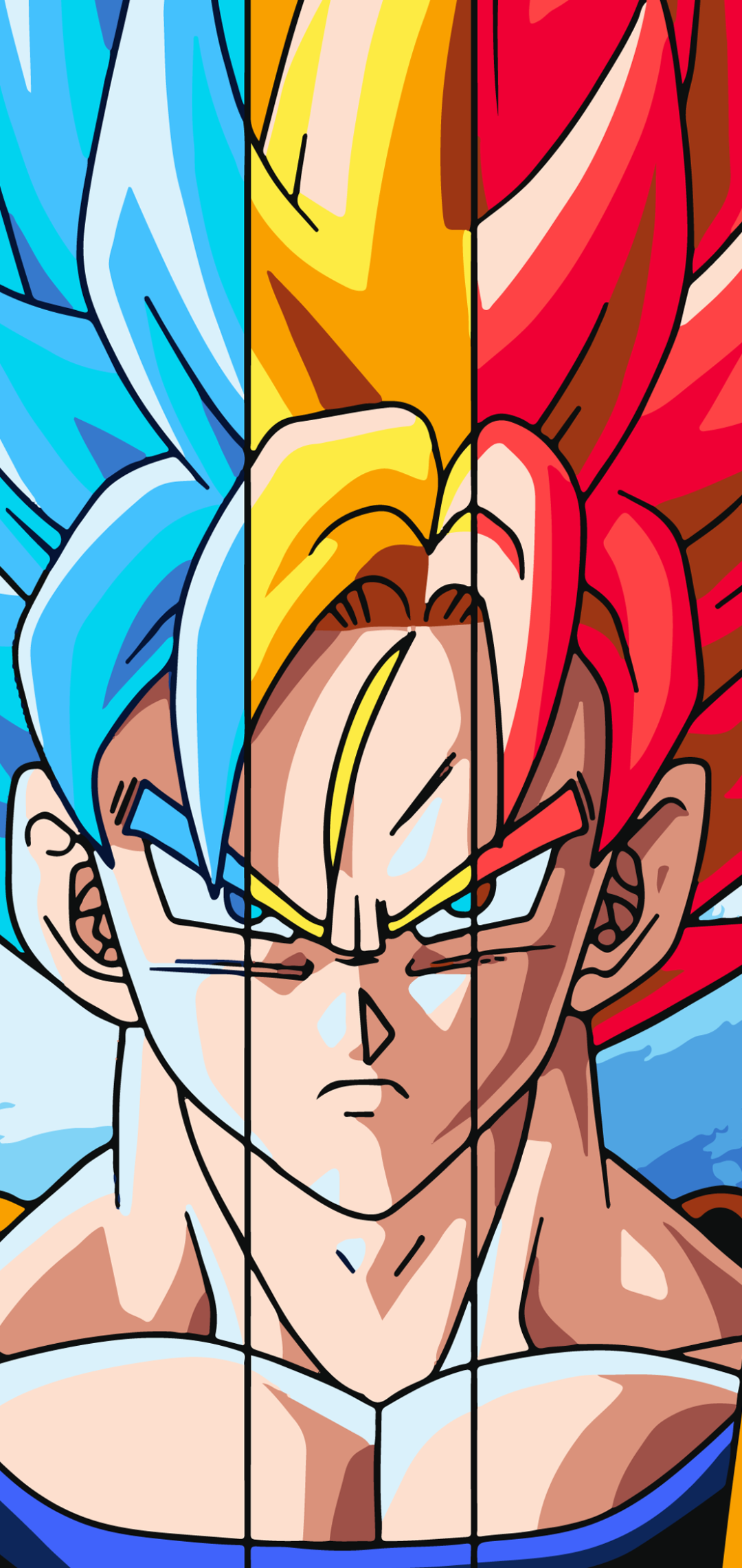 Download Super Saiyan Goku Anime Dragon Ball Super Phone Wallpaper